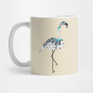 Floral flamingo Mug